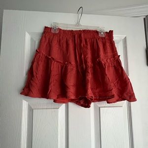 Orange skort